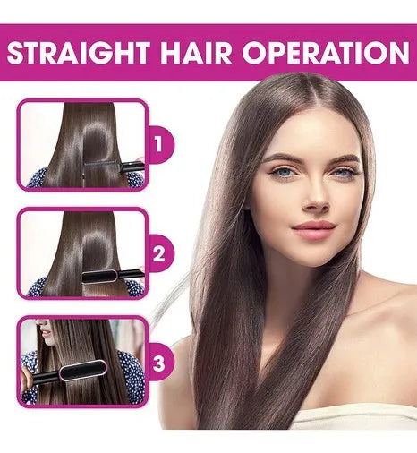 Cepillo Plancha Secador 2 en 1 Alisador