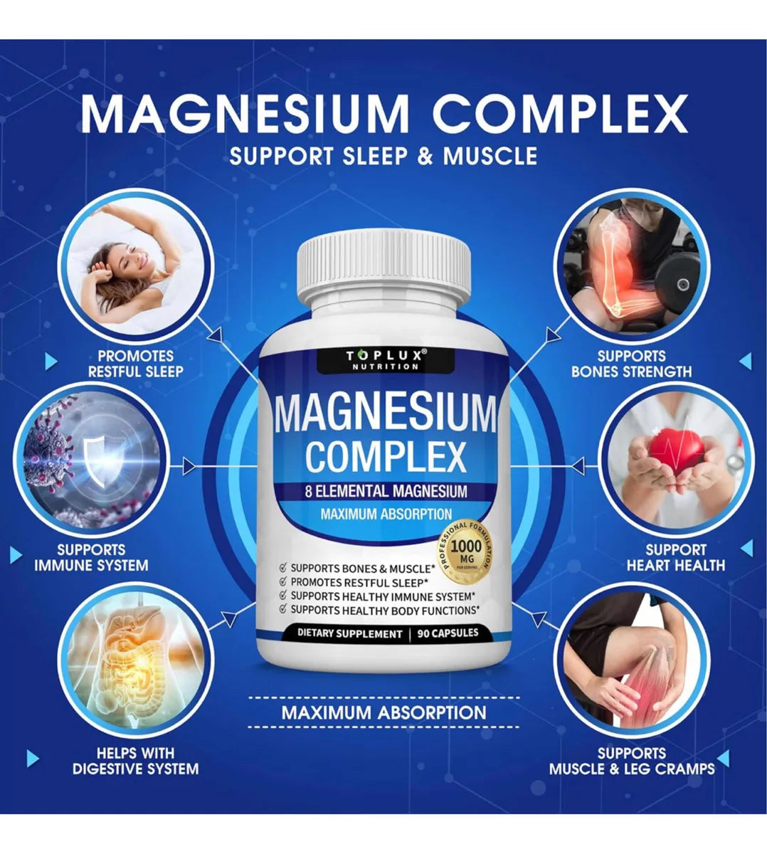 Magnesium Complex – Suplemento nutricional con Magnesio