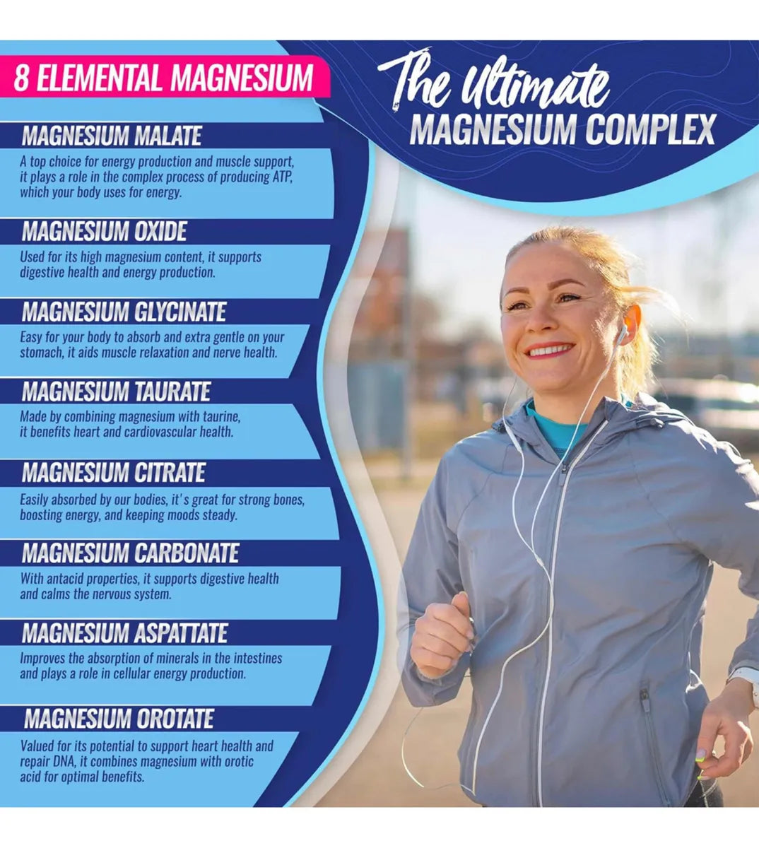 Magnesium Complex – Suplemento nutricional con Magnesio