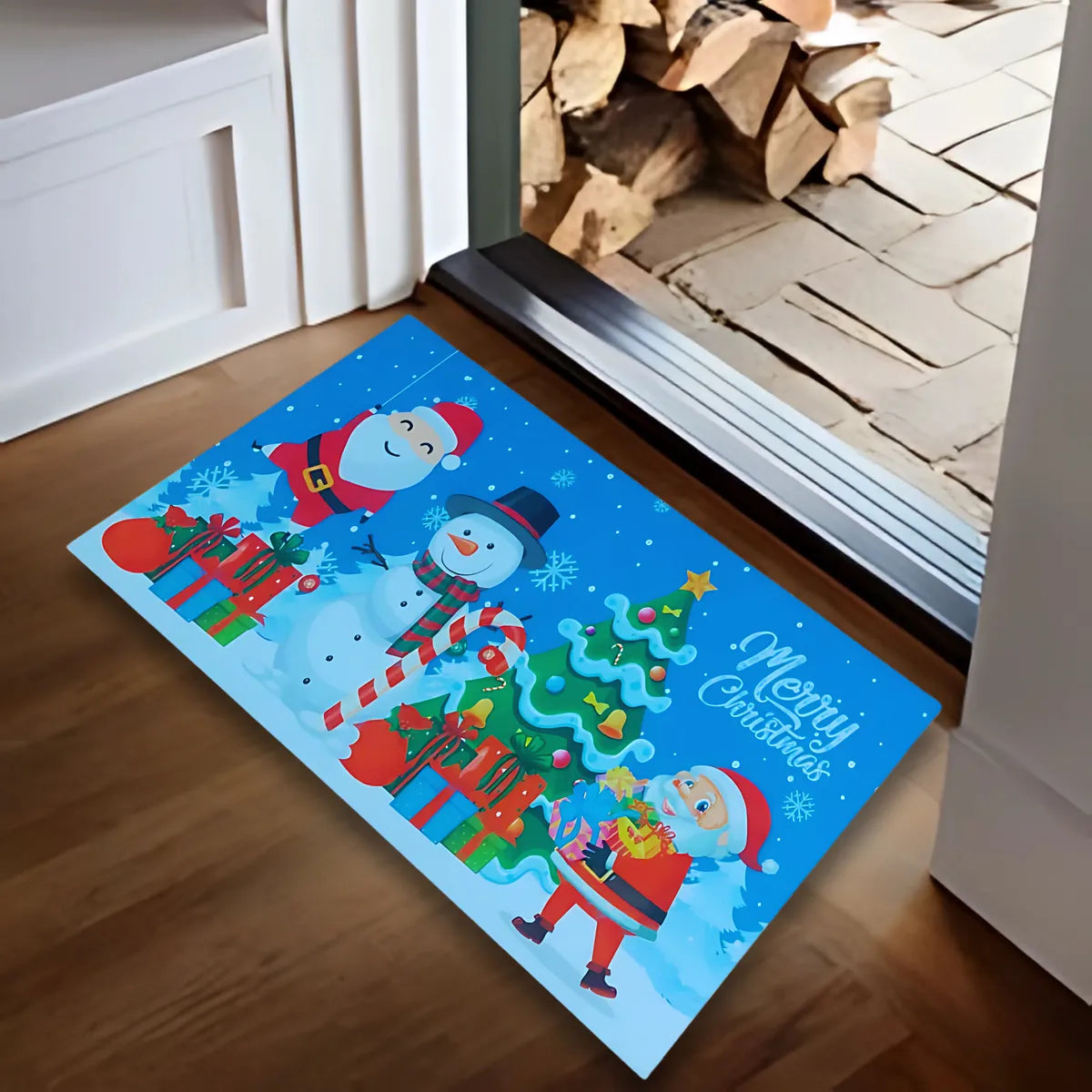 Tapete Navidad Antideslizante Decoración