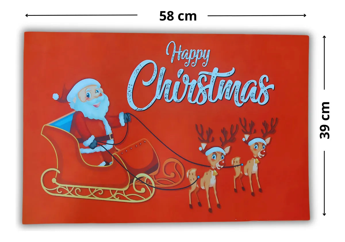 Tapete Navidad Antideslizante Decoración