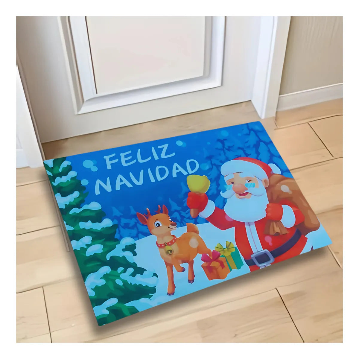 Tapete Navidad Antideslizante Decoración