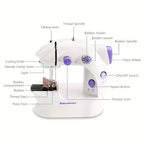 Mini Maquina Coser Portatil Con Mesa